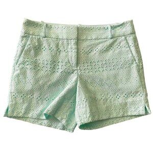 Loft The Riviera Eyelet Short in Light Green 4P